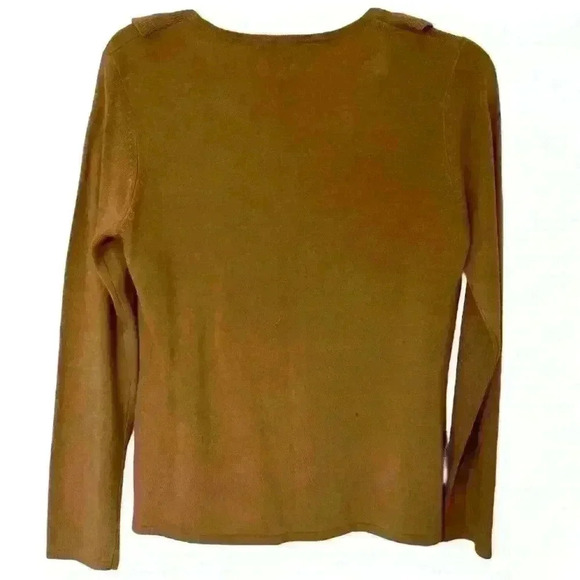 🧸SAGHARBOR BROWN RUFFLED SWEATSHIRT 🧸 - Picture 3 of 5